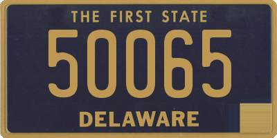 DE license plate 50065