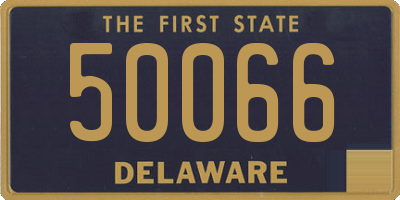 DE license plate 50066