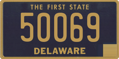 DE license plate 50069