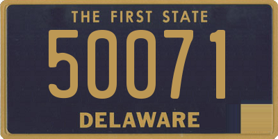 DE license plate 50071