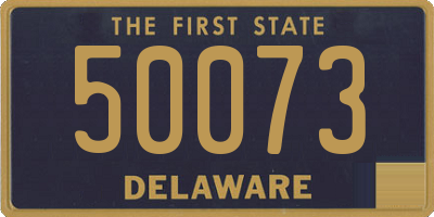 DE license plate 50073