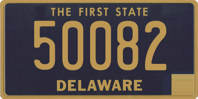 DE license plate 50082