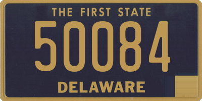 DE license plate 50084