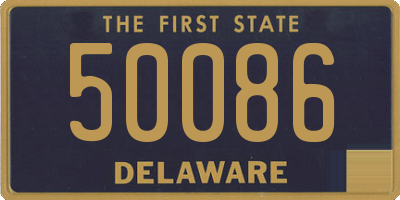 DE license plate 50086