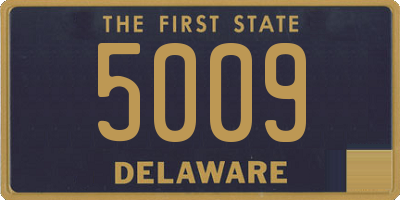 DE license plate 5009