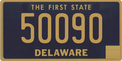 DE license plate 50090