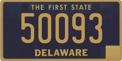 DE license plate 50093