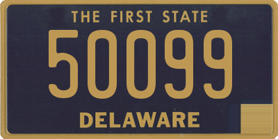 DE license plate 50099