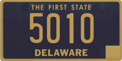 DE license plate 5010