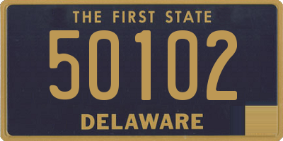 DE license plate 50102