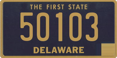 DE license plate 50103