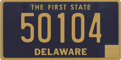 DE license plate 50104