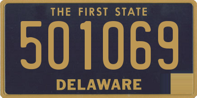 DE license plate 501069