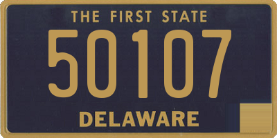 DE license plate 50107