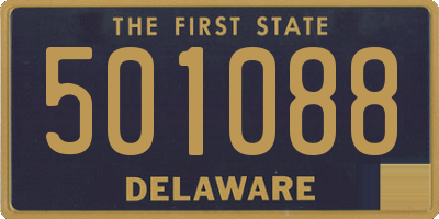 DE license plate 501088