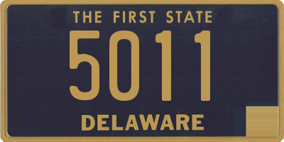 DE license plate 5011