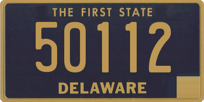 DE license plate 50112