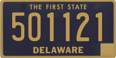 DE license plate 501121