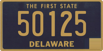 DE license plate 50125