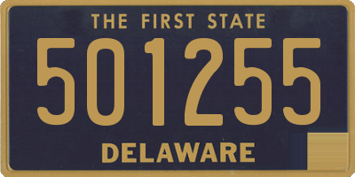 DE license plate 501255