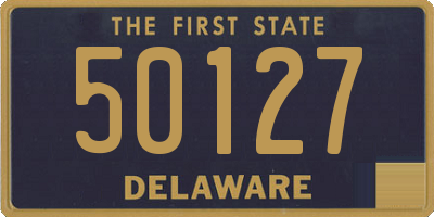 DE license plate 50127