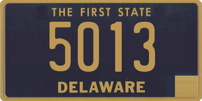 DE license plate 5013
