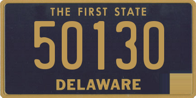 DE license plate 50130