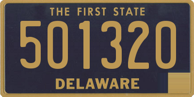 DE license plate 501320