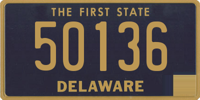 DE license plate 50136