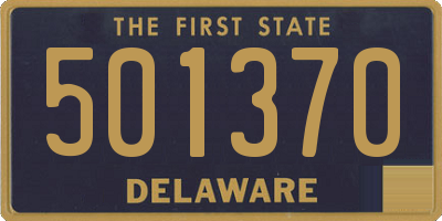 DE license plate 501370