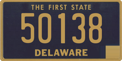 DE license plate 50138