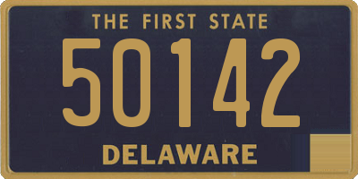 DE license plate 50142