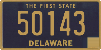 DE license plate 50143