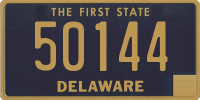 DE license plate 50144