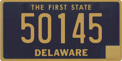 DE license plate 50145