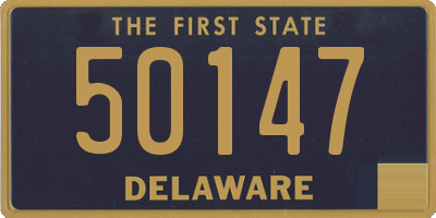 DE license plate 50147