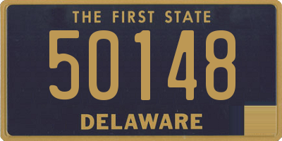 DE license plate 50148