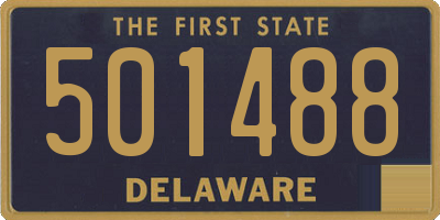 DE license plate 501488