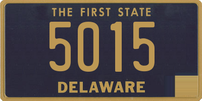 DE license plate 5015