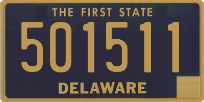DE license plate 501511