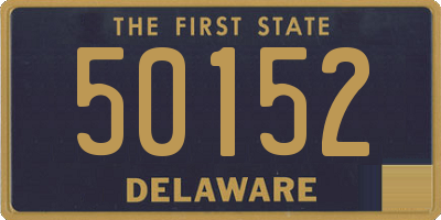 DE license plate 50152