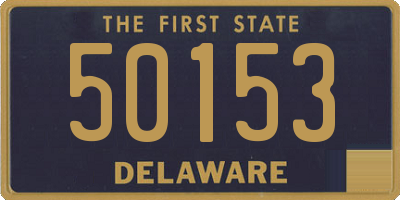 DE license plate 50153