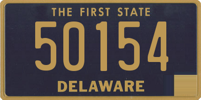 DE license plate 50154