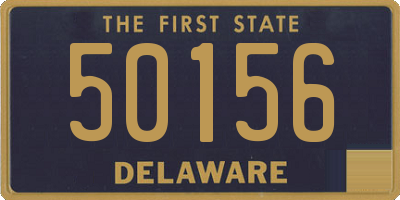 DE license plate 50156