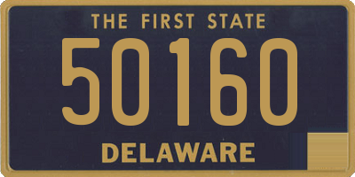 DE license plate 50160