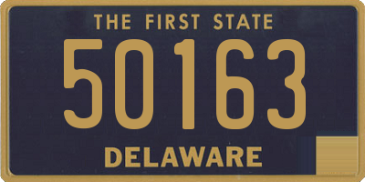 DE license plate 50163