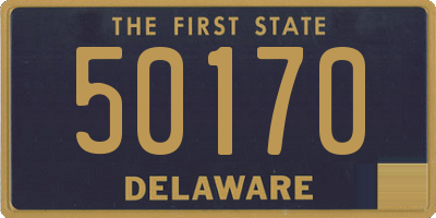 DE license plate 50170