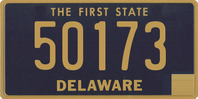 DE license plate 50173