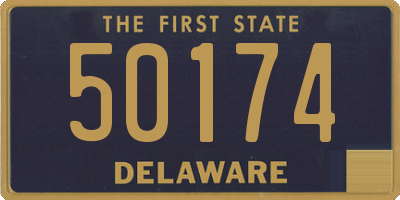 DE license plate 50174