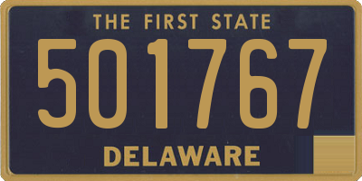 DE license plate 501767